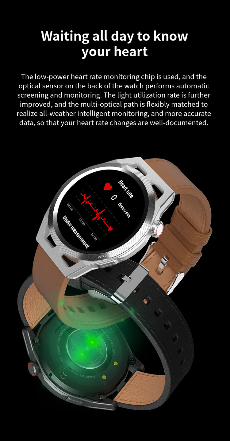 Title 8, Heart Rate Bluetooth Call Intelligent Sports Wa...