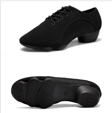 Title 5, Latin Dance Shoes Female Breathable Oxford Clot...