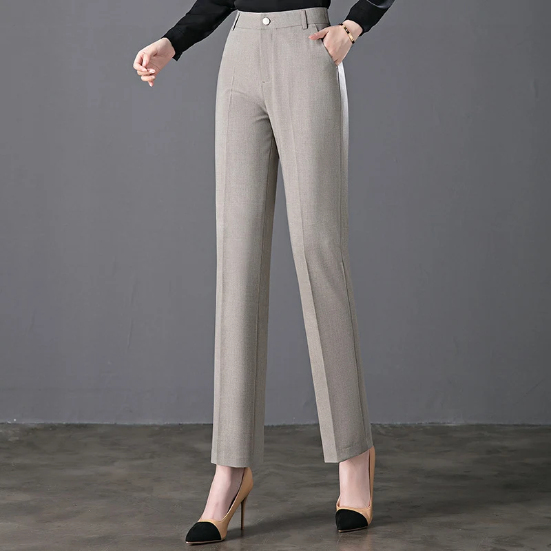 Women's High-Waist Casual Loose-Fitting Straight-Leg Pants – Comfortable, versatile pants for a relaxed and stylish ever — photo 3