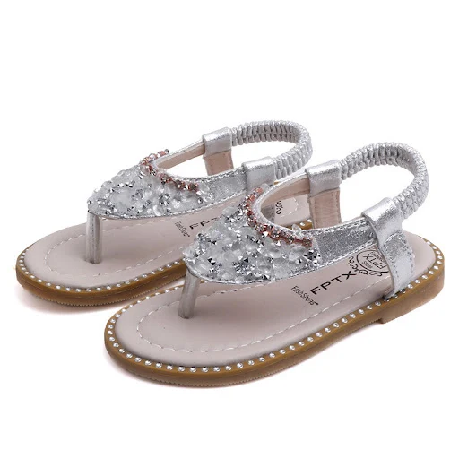 Title 6, Nieuwe meisjes teenslippers met strass steentje...
