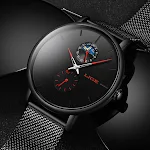 Relógio masculino luminoso com pulseira de malha novo. Ideal para uso diário e noturno, combina estilo moderno com excelente visibilidade. — foto 9