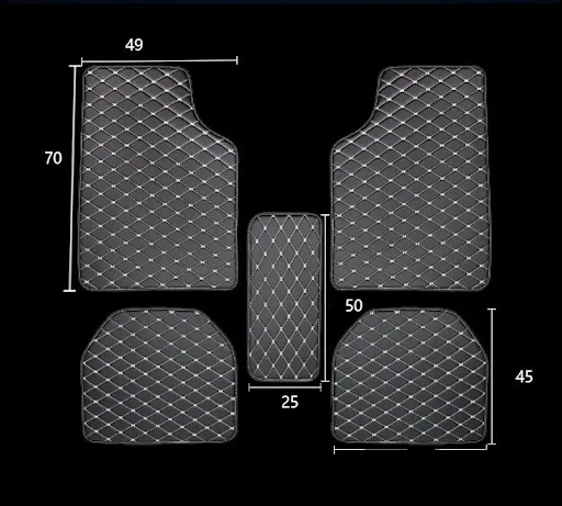 Title 8, Universal Right Rudder Foot Pad Leather Quilted...