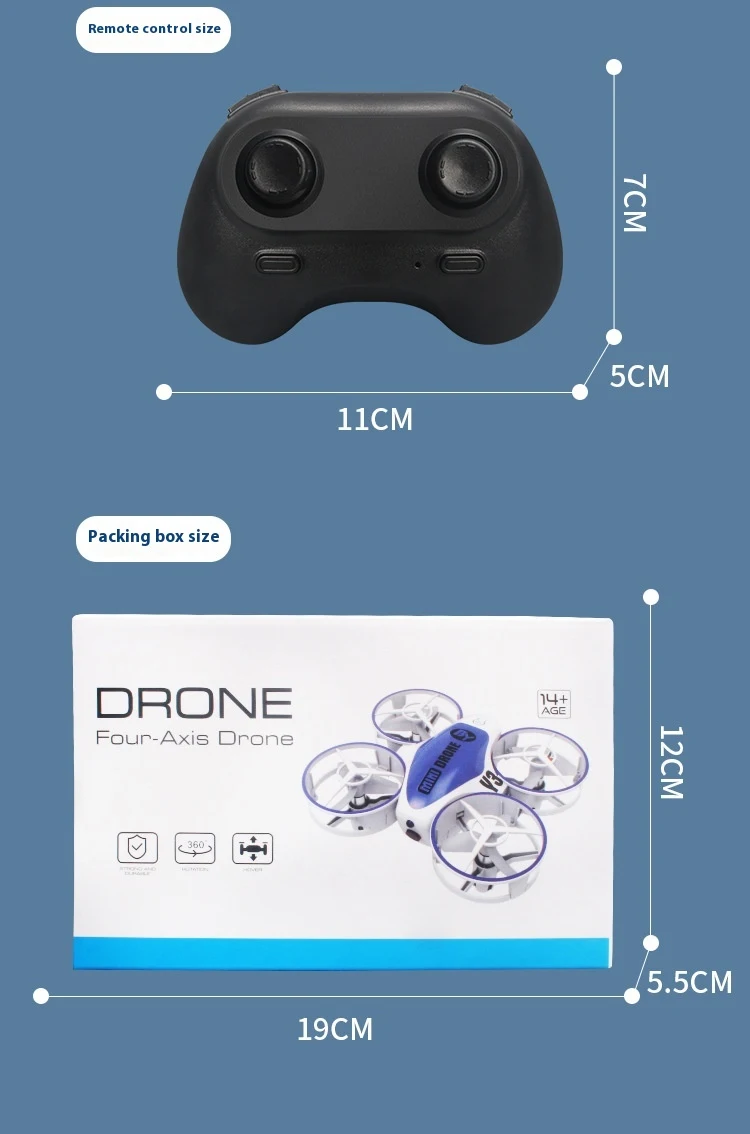 Title 5, Mini Remote Control Four-axis UAV Childrens To...