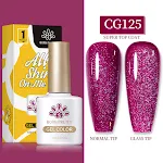 Model Nail Beauty UV Suit with 130 Color UV Polish, UV Glue, and Koudan Glue for professional and long-lasting nail art — photo 46