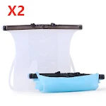 Multipurpose silicone food preservation bag sealed bag. Reusable, perfect for storing, freezing, and transporting fresh — photo 2