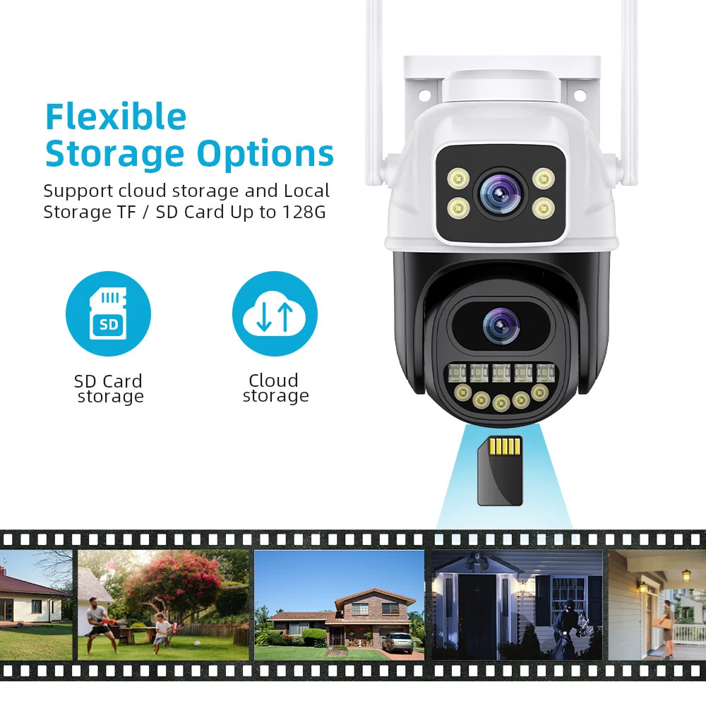 Title 2, Binocular Wireless Home Surveillance Camera — C...