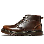Botas Martin masculinas de cano médio estilo britânico Sapatos versáteis Botas de trabalho perfeitas para um visual moderno e estiloso, combinando com tudo. — foto 1
