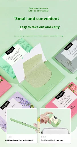 Title 8, Papel Absorvente de Óleo para Limpeza Facial Ab...