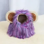 Purple lion hat
