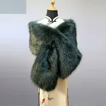 Dark green wide cape