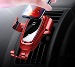 X Mobile Phone Car Wireless Charger Metal Gravity Bracket. Enjoy wireless charging and a secure phone hold while driving — photo 2