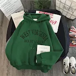 Plus veludo acolchoado camisola feminina maré estudantes coreanos solto selvagem plus size pulôver com capuz — foto 2