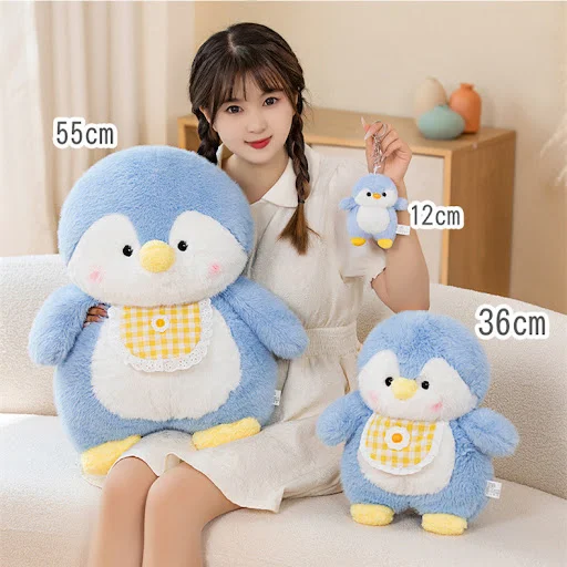 Title 1, Cute Cartoon Penguin Kid Children Doll Plush To...
