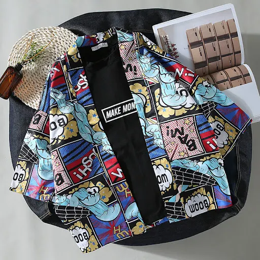 Title 1, Kimono Cap Sleeve shirt