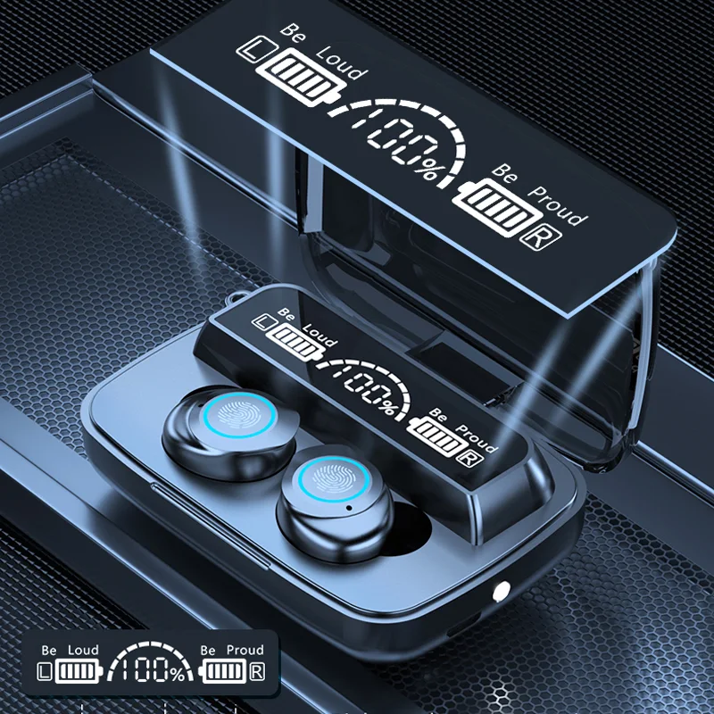 M17 TWS wireless Bluetooth headset with touch controls and waterproof design. Experience high-quality audio and easy cal — photo 5