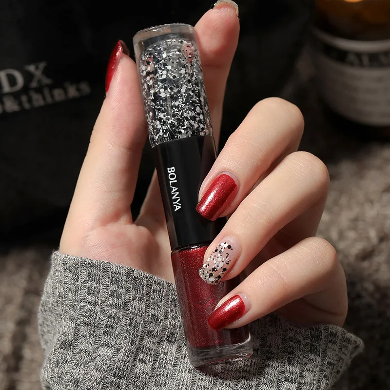 Title 2, Olieachtige tweekleurige nagellak, niet bakken,...