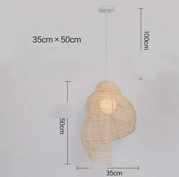 Title 1, NEW Snail Rattan Pendant Light, Creative Art, S...