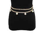Geometrische wilde tailleketting voor dames, accentueer je figuur met een unieke, gewaagde stijl, ideaal voor evenementen en moderne looks. — foto 4