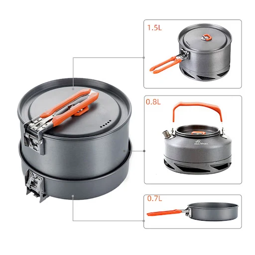 Title 5, Conjunto de Utensílios de Cozinha para Camping ...