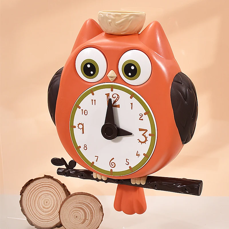 Title 7, Reloj Columpio Baño Bebé con Búho Divertido en ...