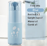 Draagbare reiswasbeker set. Compacte set voor het wassen van kleding onderweg, ideaal voor reizen, kamperen en outdoor. — foto 7