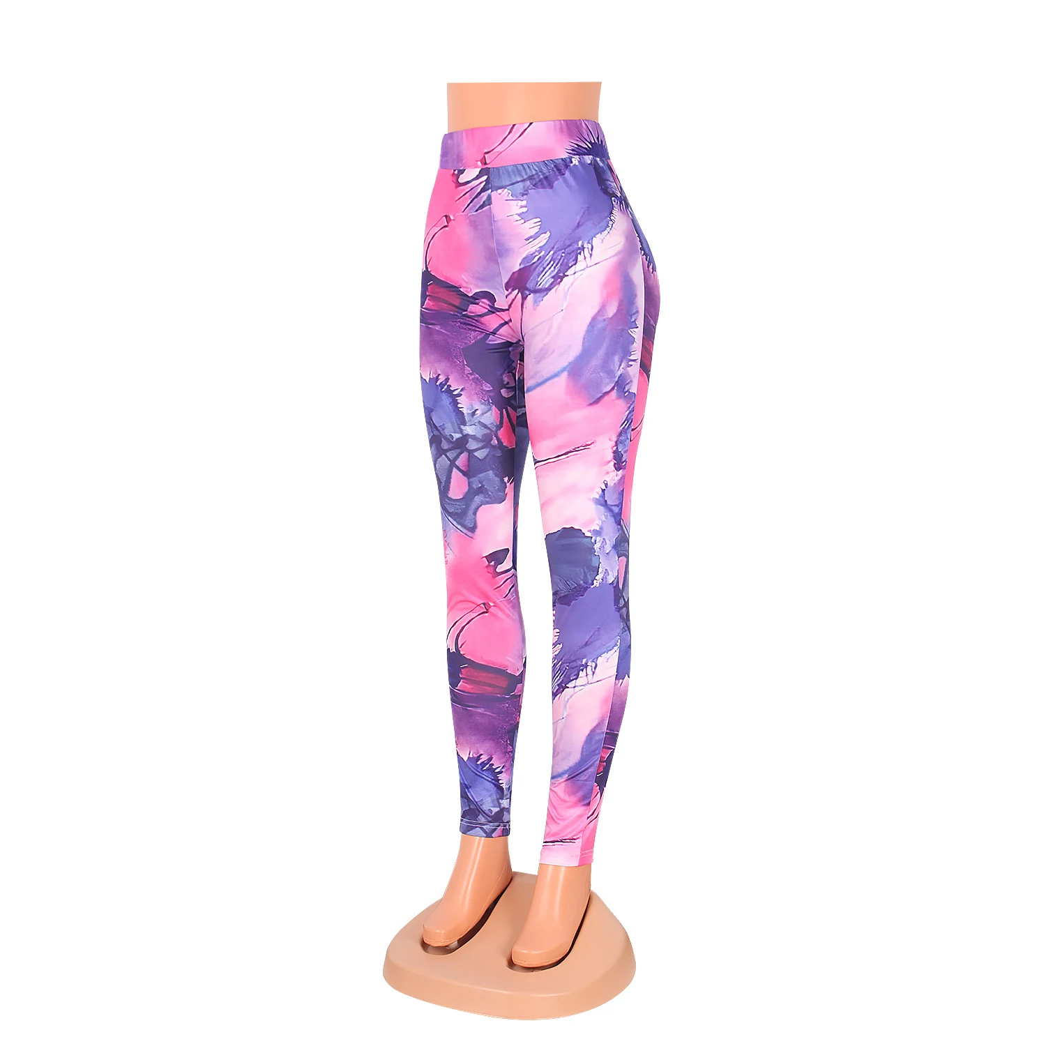 Title 9, Calças Femininas Skinny Casuais com Estampa – C...