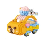 Blocos de montar Animal Trolley de micropartículas para crianças desenvolvem habilidades motoras e imaginação. Brinquedo educativo e divertido. — foto 4