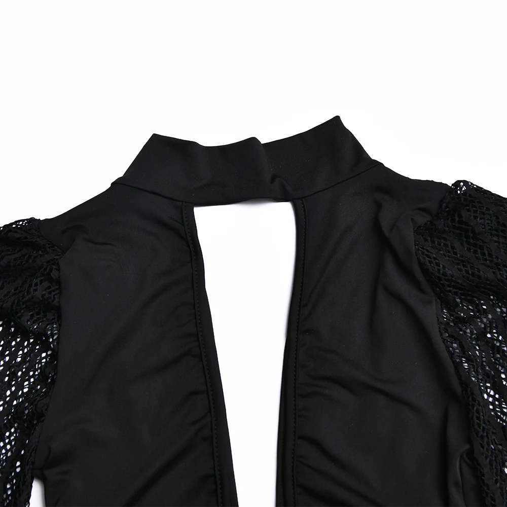 Title 10, Macacão Spicy Deep V Backless Feminino Maré