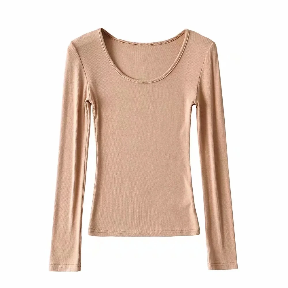 Title 10, Womens Round Neck Stretch Slim Fit Long-sleeve...