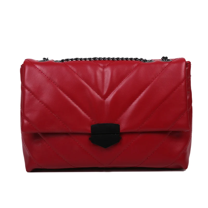 Bolso Bandolera Coreano Estilo Moda Rombo Cadena Perfecto para Elegancia y Funcionalidad. Diseño Versátil para Uso Diario y Ocasiones Especiales — foto 4