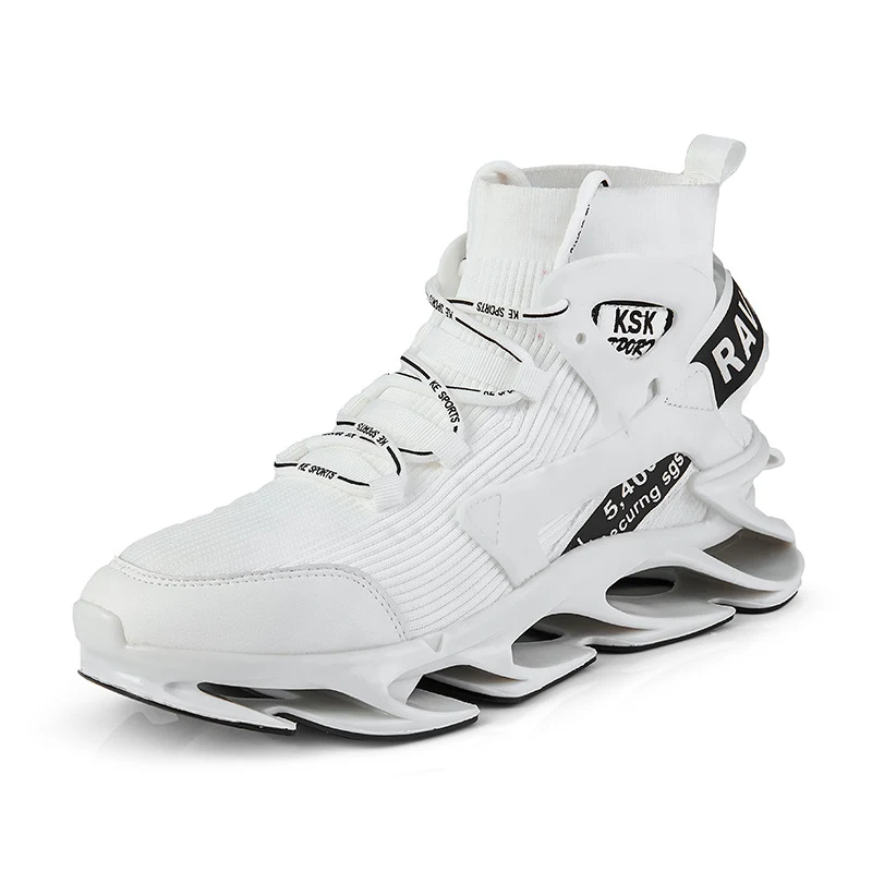 Sneakers montantes décontractées pour hommes, alliant style et confort pour un look casual et tendance. Idéales au quotidien. Achetez-les! — photo 3