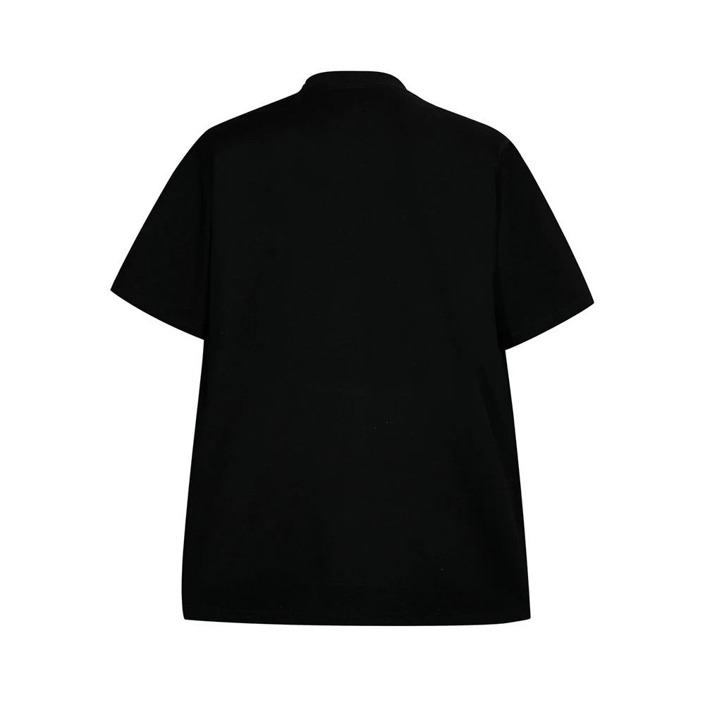 Camiseta masculina com estampa de figuras, algodão soltinho, perfeita para o dia a dia, confortável e respirável, estilo casual e moderno. — foto 2