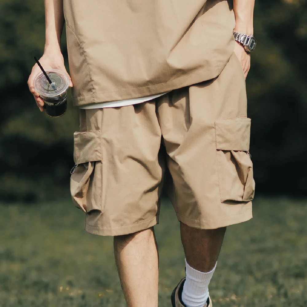 Title 4, Mens Loose Casual Straight Capris, comfortable...