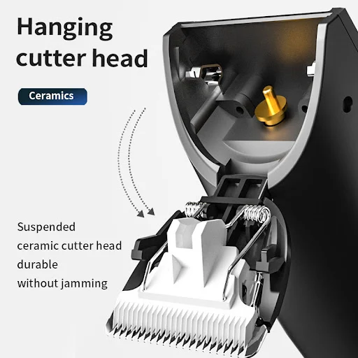 Title 3, Máquina de cortar cabelo elétrica com lâmina de...