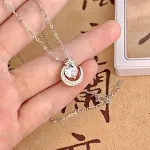 Necklace White Gold Color