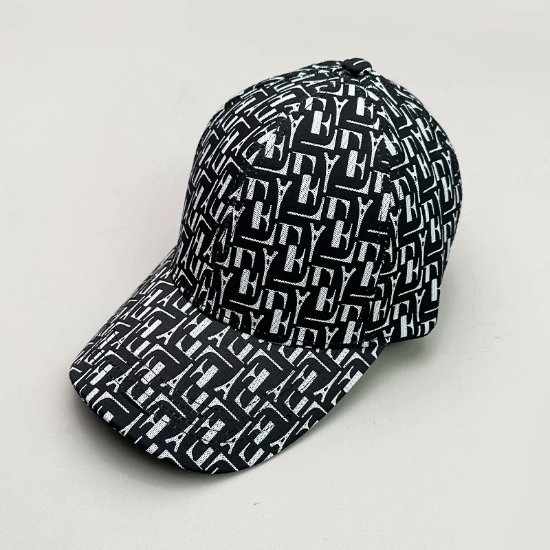 Title 5, Sun-proof Houndstooth Letter Baseball Cap, Men...