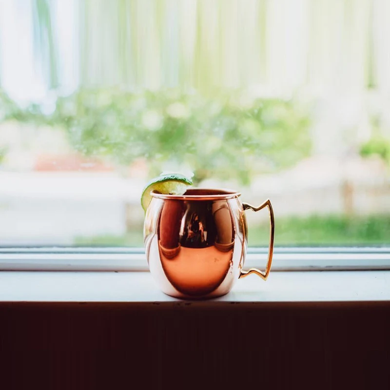 Fashionable and Simple Rose Gold Moscow Mule Cup. Serve your favorite cocktails in style and keep your drinks colder for — photo 4