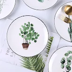 Green Plant Ceramic Plate Cartoon Fruit Design Perfect for Kids Makes Mealtime Fun & Encourages Eating Great Addition to — photo 8