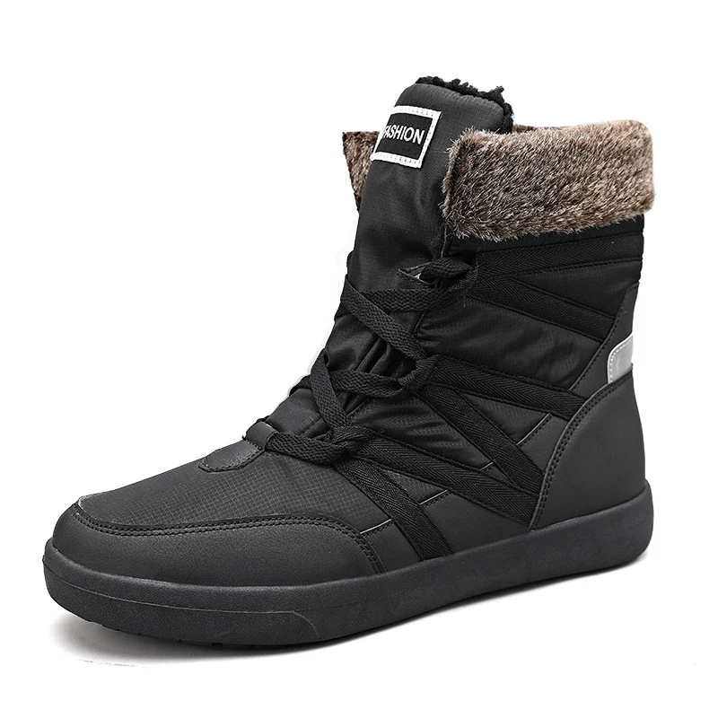 Title 6, Casual Plus Cotton Warm Snow Boots for Women. C...