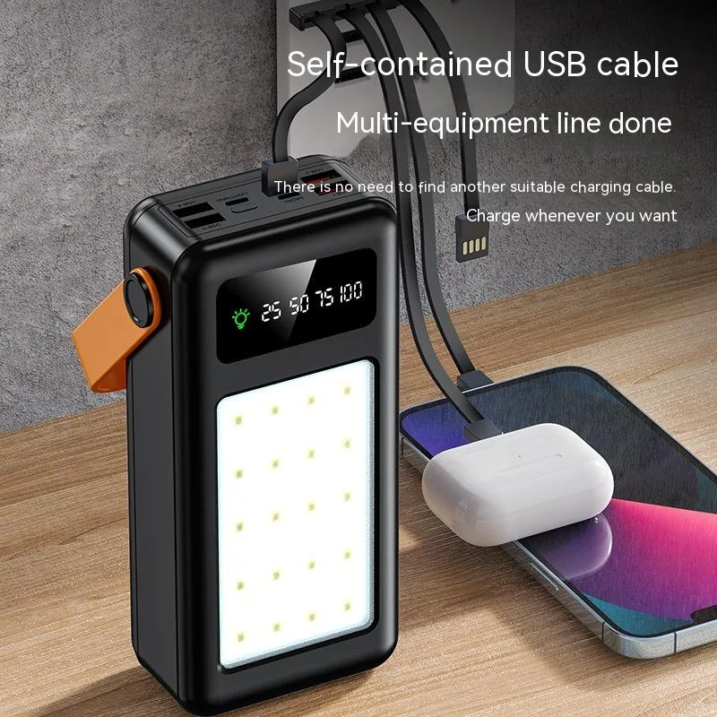 Cargador Portátil de Carga Rápida y Cable Integrado, Batería Externa de Gran Capacidad para Exteriores, Ideal para Viajes y Aventura — foto 10