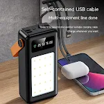 Cargador Portátil de Carga Rápida y Cable Integrado, Batería Externa de Gran Capacidad para Exteriores, Ideal para Viajes y Aventura — foto 10