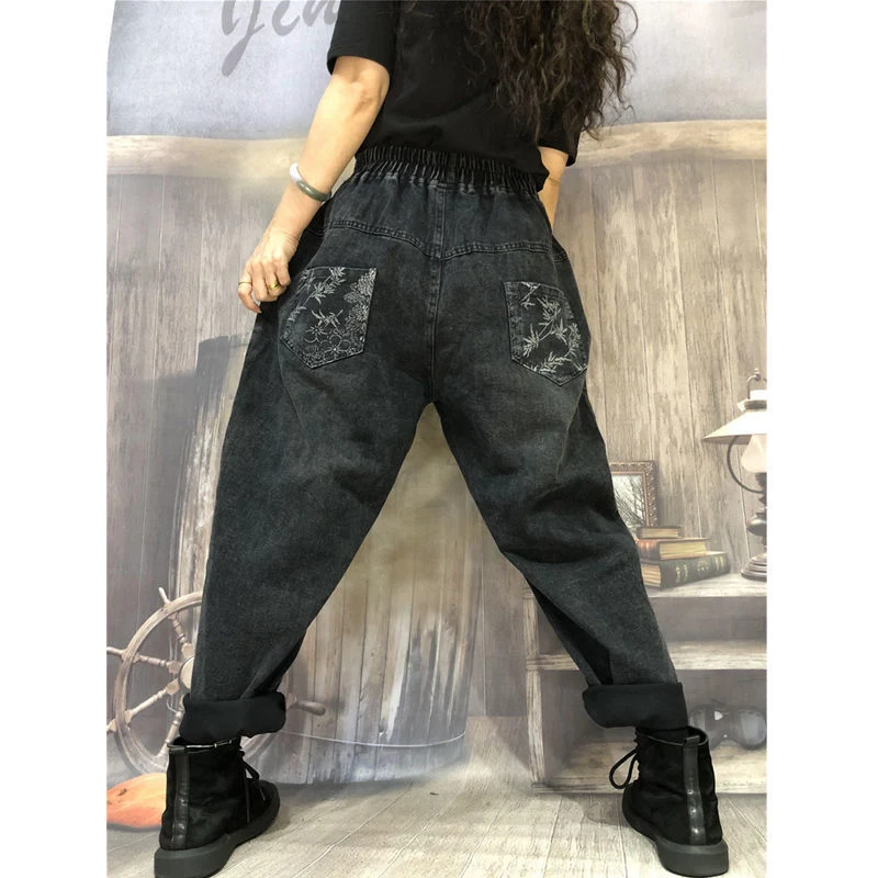 Daddy Pants Calças Harem Casuais Cropped Conforto e Estilo para o Dia a Dia Desfrute de um caimento relaxado e visual moderno Ideal para diversas ocasiões — foto 3