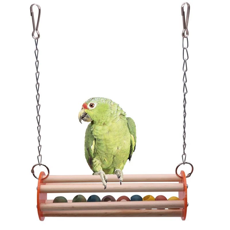 Title 9, Bird Toys Set Swing Chewing Training Toys Small...