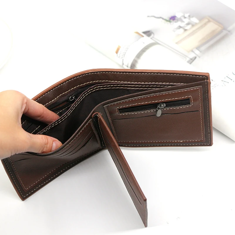 Title 6, Mens Short Retro Wallet with Large Capacity, F...