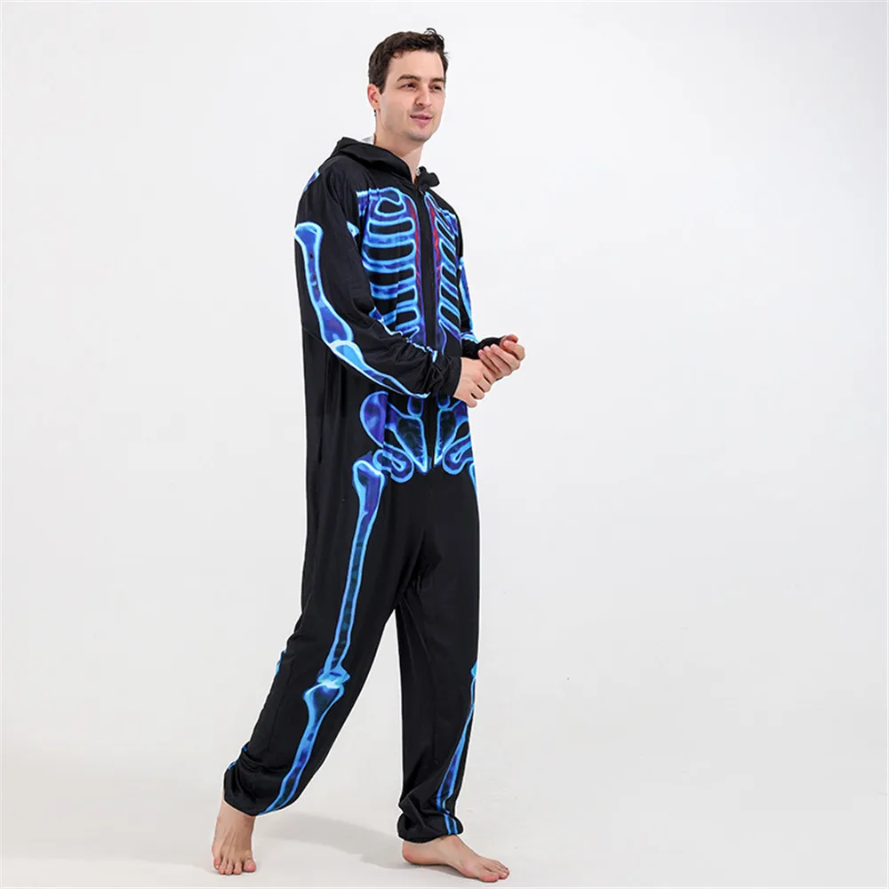 Title 4, European and American New Family Pajamas Hallow...