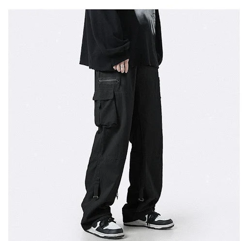 Title 20, Light Green Multi-pocket Cargo Pants, Loose Fit...