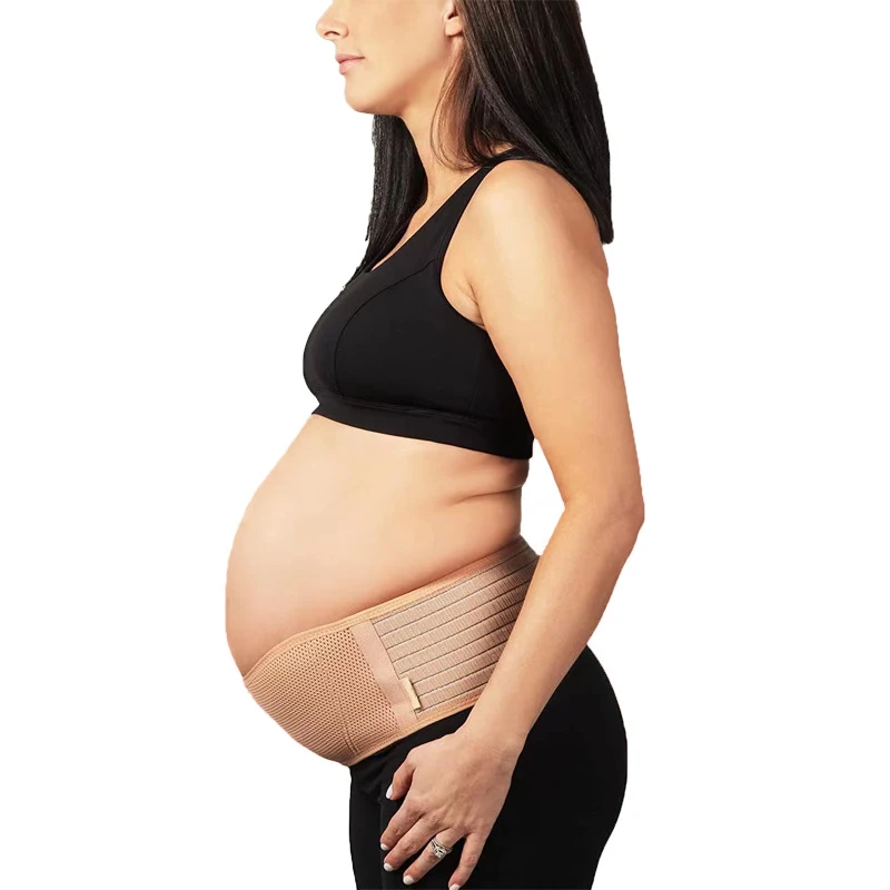 Faixa Abdominal Respirável com Malha, Suporte para Quadril e Cintura, Elevação do Abdômen, Faixa Elástica Ajustável com Linha de Pesca — foto 2