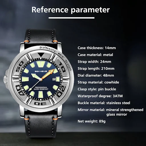 Title 4, Waterdichte quartz horloges voor heren, ideaal ...