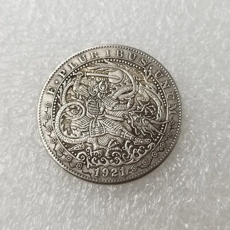 Moeda Comemorativa Samurai Vagrant Silvering — foto 8