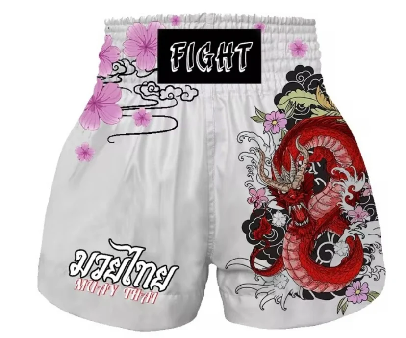 Muay Thai Shorts Fighting Taekwondo Sanda Martial Arts Boxing Training Pant Lightweight and breathable for peak performa — photo 4